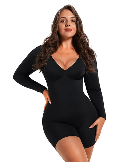 Seamless Long Sleeved Short Shapewear