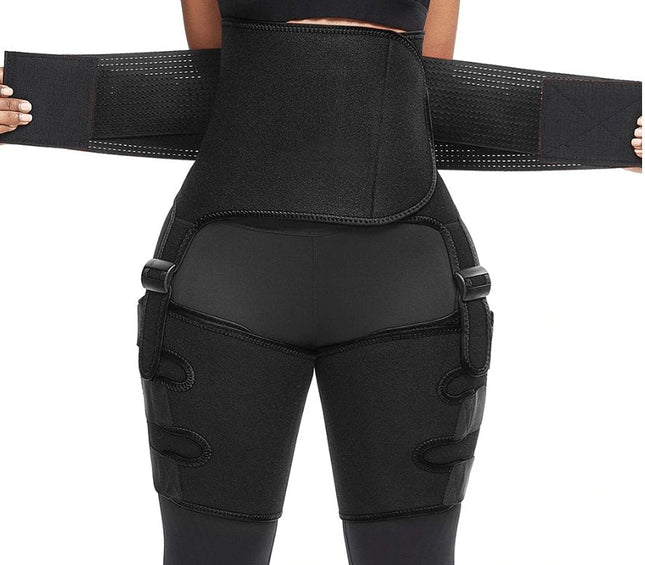 3 in 1 Sweat Waist Thigh Trimmer Booty Lifter