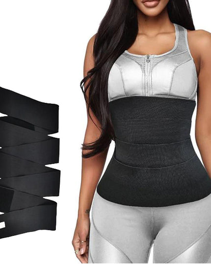 Compression Snatch Me Up Bandage Tummy Wrap Waist Trimmer with Lumbar Support