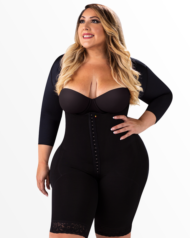 Plus Size Post-Op Fajas Colombianas | With Sleeves